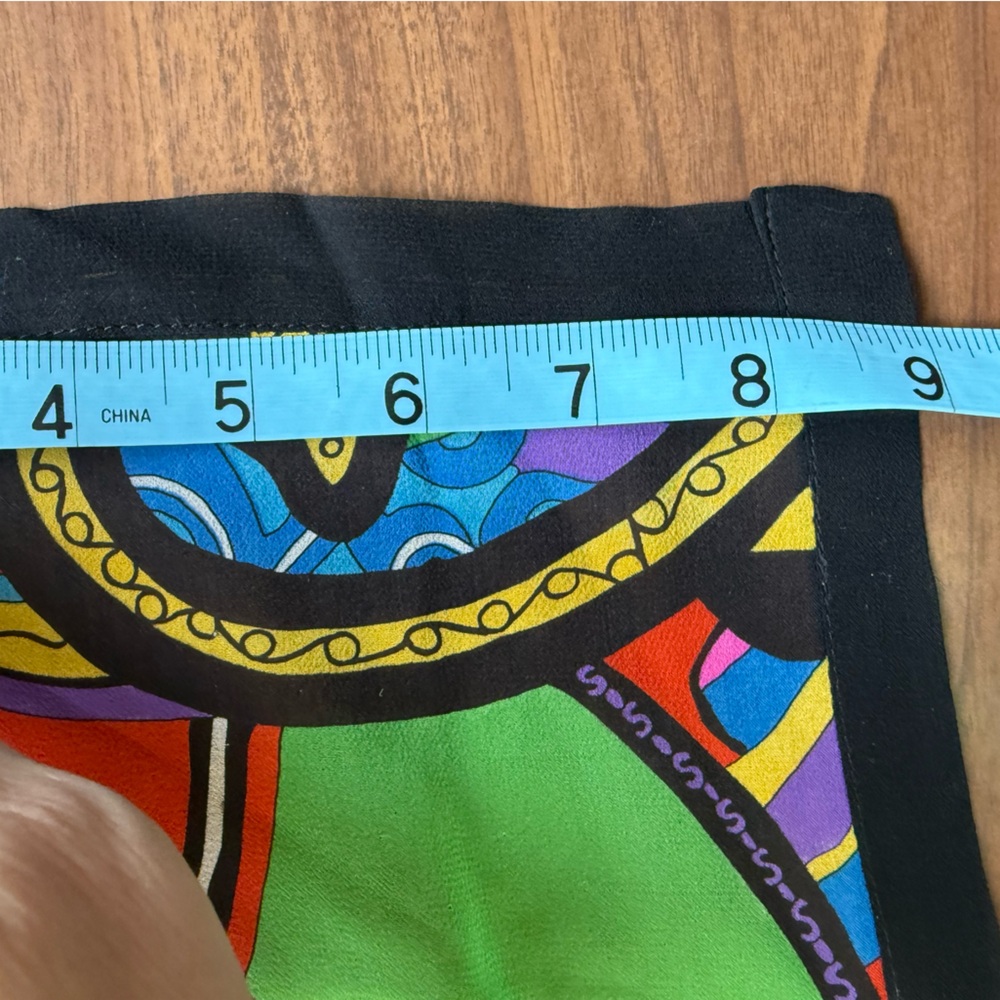 Vibrant Multicolor Patterned Scarf‎ - image 4